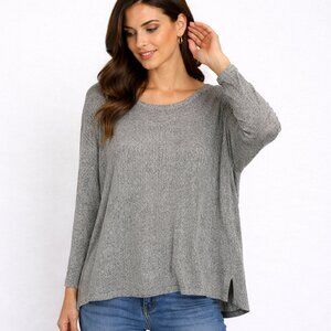 J. Jill Gray‎ Textured Sweater sz Medium